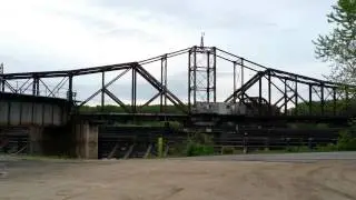 La Crescent, Mn Train Bridge opens over the Mississippi River 5/15/2015