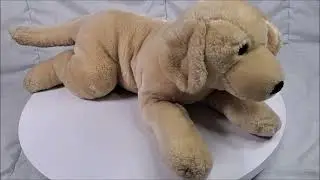 Animal Alley Toys R Us Dog Plush Golden Retriever Laying Down 18