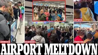 News: Airport chaos as Border Force IT systems COLLAPSE nationwide: 'Major, major incident'...