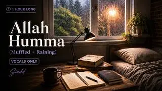 you found calm within the storm (Allah Humma // 1 hour muffled + raining) | vocals only