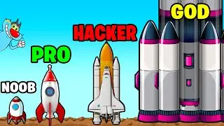 NOOB vs PRO vs HACKER In Rocket Merge | With Oggy And Jack | Rock Indian Gamer |
