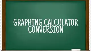 Calculator tricks: How to get coordinates to easily graph a curve?