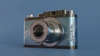 Leica old camera | Blender modeling | turnable animation