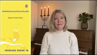 Vocal exercise! Increase range 1b - get a few more notes on either end of your range. 2nd video of 3