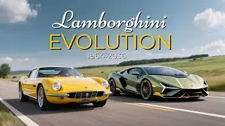 Lamborghini Supercar Evolution From 1964 - 2036 | A Wildest Transformation Ever Made In The History