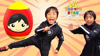 Tag with Ryan Real Life - Ryan's World Ninja Adventures - All Characters Unlocked Special Episode