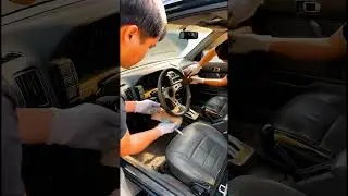 Old Car Interior  Luxury Restoration
