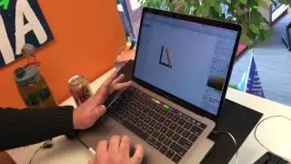 MacBook Pro with Touch Bar + Sketch 3 Demo