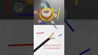 submersible motor##delta connection ##low voltage #connections