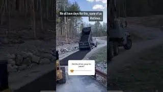 Happens to the best of us 😂 🎥: @edmundsandsons #asphalt #construction #paving