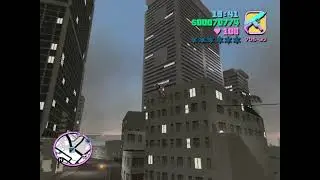 Bike stunt in stairs in gta vice city