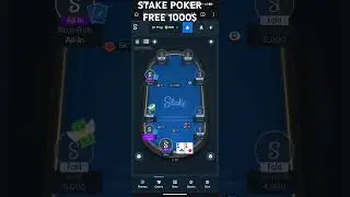 Stake Poker Free 1000$