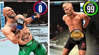 Enfrenté a Peleadores de la UFC contra su YO más Jóven