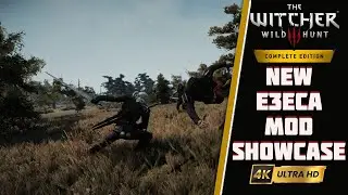 New E3 ENHANCED COMBAT ANIMATIONS(E3ECA) Mod Showcase | FIGHT LIKE A REAL WITCHER | The Witcher 3 4K