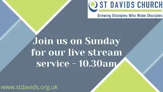 11th January - St David's Sunday Service - Live Stream