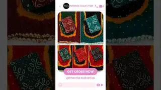 💥Pure Chiffon Dupatta Bandhani Dress Materials Wholesaler..💥