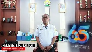 UCAPAN HUT JASA RAHARJA OLEH KEPALA BAPENDA SULTRA