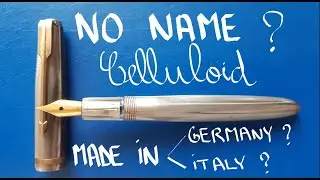 No Name Celluloid (Maryland?) Fountain Pen Review