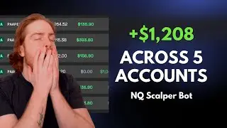 Bot Made $1,208 Trading NQ After CPI Drop on my Apex Funded Accounts