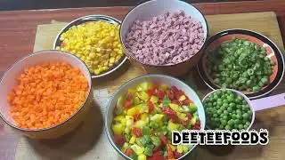 HOW TO COOK DELICIOUS NEW YEAR FRIED RICE @Deeteefoods 