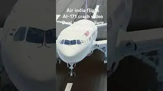 Air india flight Ai-171crash dual engine failure system lost brutal video #infiniteflight #airindia