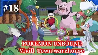 POKEMON UNBOUND GAMEPLAY WALKTHROUGH |  VIVILL TOWN WAREHOUSE