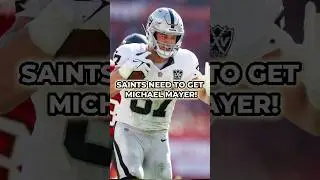 Michael Mayer Is A Saints Trade Target #nfltraderumors #shorts