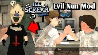 Ice Scream 5 In Evil Nun Atmosphere Full Gameplay
