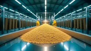 Inside the Rice Husk Board Factory &ndash; (Full Process) How Luxury Panels Are Made