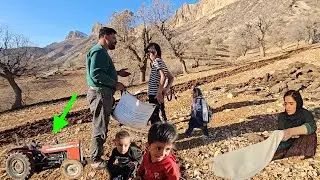 Helping Saifullah with farming to compensate for her hard work for the children
