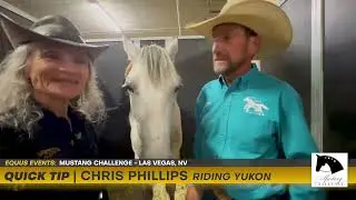 QUICK TIP - Chris Phillips Riding Yukon - 2025 Mustang Challenge- On the Scene with Diana De Rosa