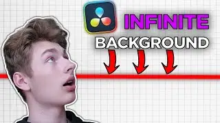 How To Make INFINITE Background In Davinci Resolve