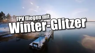 FPV fliegen mir Winter-Glitzer