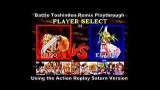 Battle Arena Toshinden Remix Fo Playthrough using Sega Saturns Action Replay Saturn Version :D #Sega