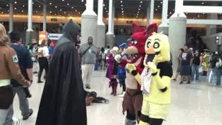 Batman vs Foxy and Chica. AX 2015.