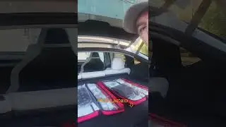 Emergency Kit in my Model Y Performance Juniper Part 7 #tesla #modely #shorts