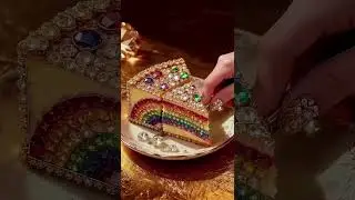 Unbelievable Diamond Cake Cutting ✨💎 | Satisfying ASMR #shorts