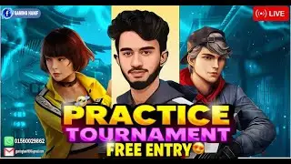 🔥 Free Fire  Practice Tournament Final&ndash; Full Squad Entry 💥 | Gaming Hanif  2.0 🎮📺 | Free Fire Live