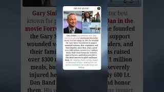 Gary Sinise: A Hero Behind The Scenes! ❤️