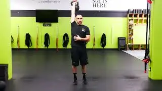 Group Training Boise I Kettlebell 1 Arm Shoulder Press I Kvell Fitness and Nutrition