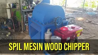Review mesin pencacah kayu jadi serbuk wood chipper