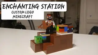 Enchanting station LEGO minecraft Moc