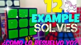 EXAMPLE SOLVES 3x3 - Ejemplos de resoluci&oacute;n | ArSpeedcuber