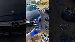 Why does Mercedes still use tractor suspension #H&R #stance #Euro #Mercedes #hrsprings
