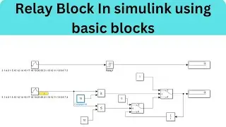 Relay Block In Simulink Using Basic Block, Development Of Relay Block In Simulink