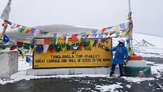 Snow Ride at Tanglang La Pass || Ladakh