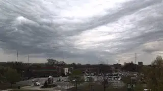 Time lapse of Undulatus Asperatus clouds in Augusta, Georgia