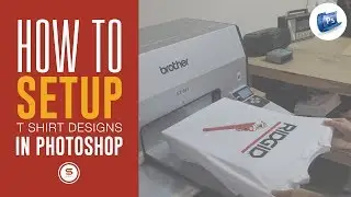 How To Set Up A Custom T Shirt Design In Photoshop Tutorial