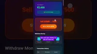new data selling app free money🤑 😱#earningapp #newloottoday #moneyearningapp