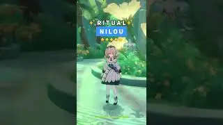 CONSIGUE A NILOU EN 1 MINUTO 💧🌺 RITUAL TIRADAS ✨ Genshin Impact #shorts